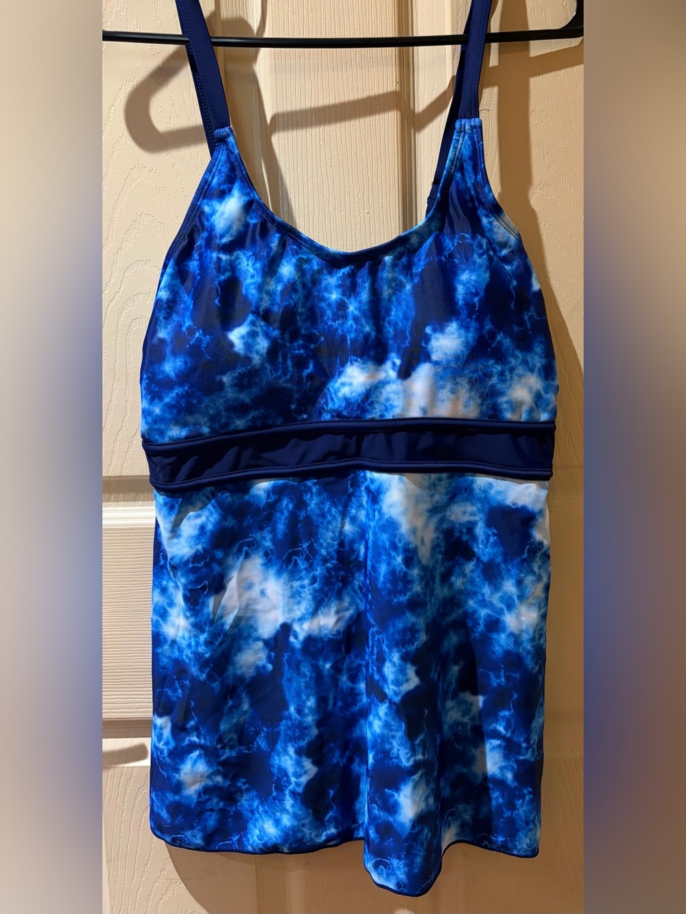 Women’s Navy 2 Piece Tankini, Size L